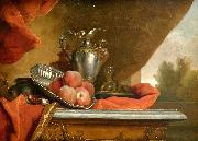 Nicolas de Largilliere Nature morte a l aiguiere Sweden oil painting artist